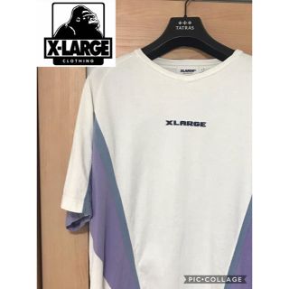 エクストララージ(XLARGE)の【レアカラー】　エクストララージ　tシャツ  ビックシルエット　※ダメージあり(Tシャツ/カットソー(半袖/袖なし))