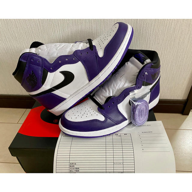 日本製即納 NIKE - NIKE Air Jordan 1 Retro Court Purple の通販 by saruape1020's shop｜ナイキならラクマ 正規店安い