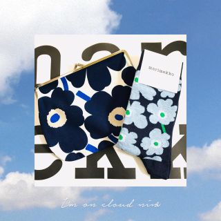 マリメッコ(marimekko)のMarimekko Kioski  マリメッコ  がま口ポーチ &ソックス ♬(ポーチ)