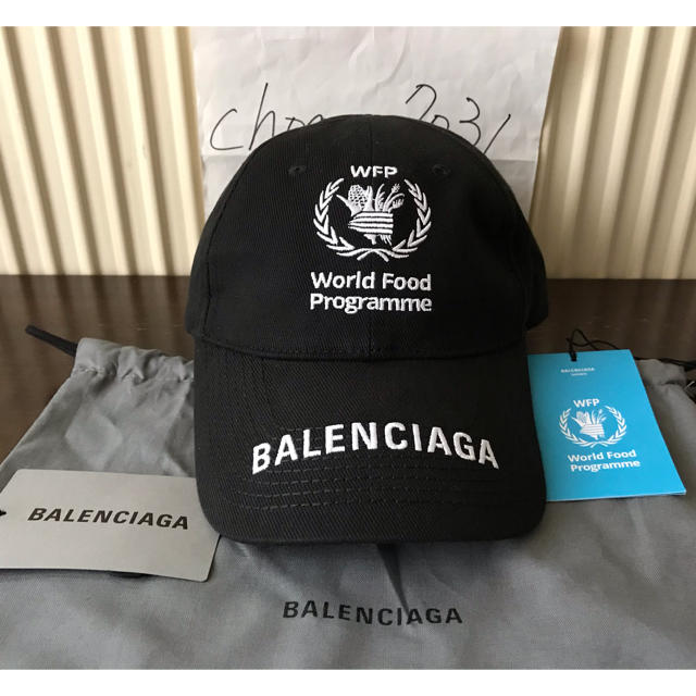 【新品 未使用 現行品】Balenciaga WFP キャップ