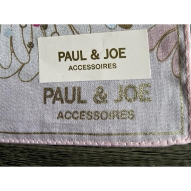 PAUL & JOE(ポールアンドジョー)の【新品】PAUL&JOE ハンカチ　ポールジョー　ピンク レディースのファッション小物(ハンカチ)の商品写真