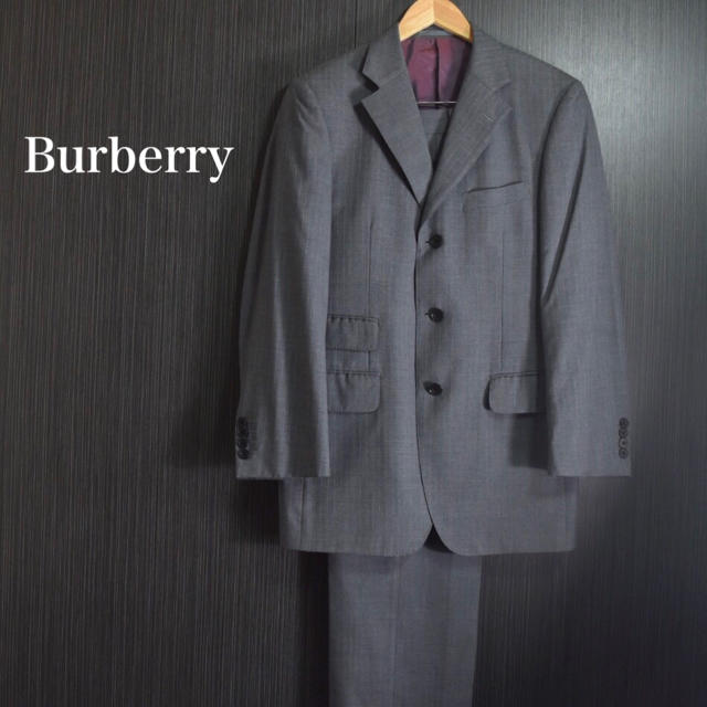 BURBERRY - Burberry ネイビーテーラードスーツ セットアップの+