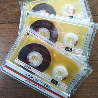 ティーディーケイ(TDK)のカセットテープ　TDK  DS46     ３本(その他)