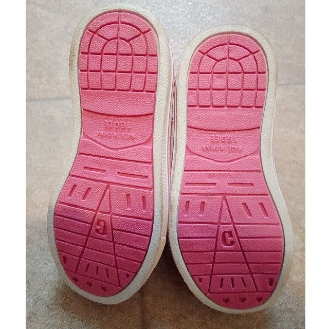 16センチ　女の子　スニーカー　靴 キッズ/ベビー/マタニティのキッズ靴/シューズ(15cm~)(スニーカー)の商品写真