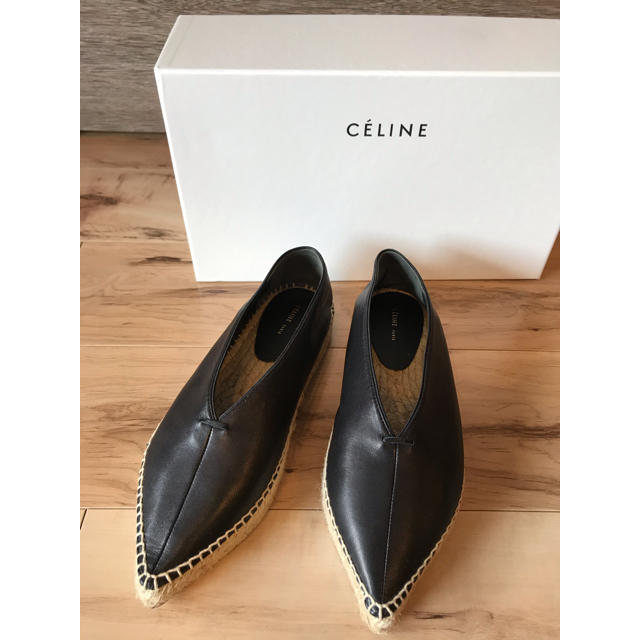 希少！新品未使用 CELINE エスパドリーユ フラットサンダル