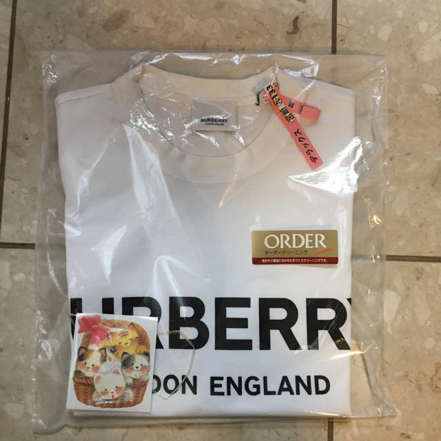 BURBERRY - 希少サイズ 新品 定価5万 Burberry バーバリー 半袖 Tシャツ