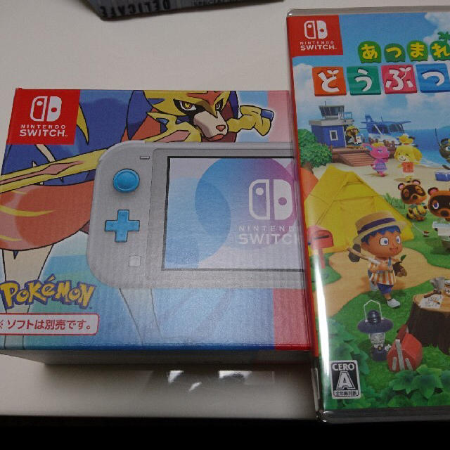家庭用ゲーム機本体 Nintendo SwitchLite ザシアンザマゼンタ ...