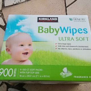 コストコ(コストコ)のコストコ　カークランド　Baby Wipes　ベビーワイプ　箱上部加工(ベビーおしりふき)