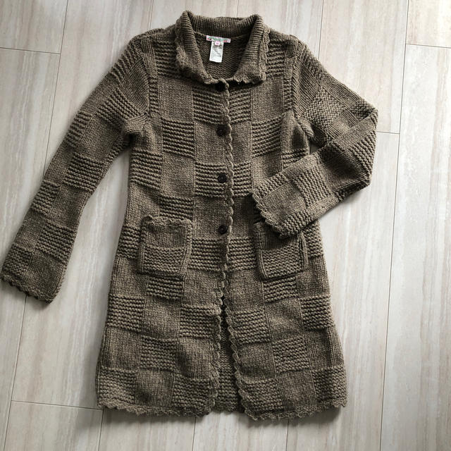 Bonpoint(ボンポワン)の🍒Bonpoint  ボンポワン　ニットカーディガン  130cm キッズ/ベビー/マタニティのキッズ服女の子用(90cm~)(カーディガン)の商品写真