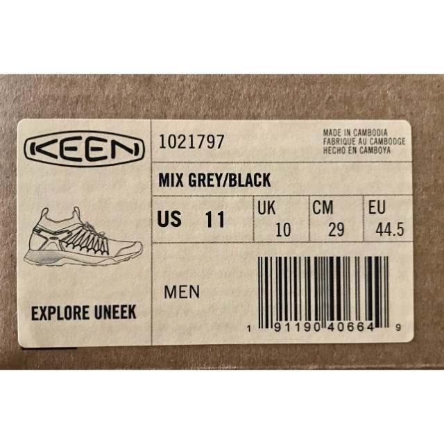 KEEN(キーン)のKEEN キーン 1021797 EXPLORE UNEEK 29cm メンズの靴/シューズ(スニーカー)の商品写真