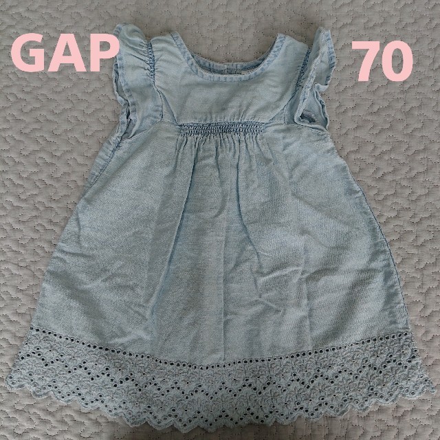 babyGAP(ベビーギャップ)の【GW限定値下げ】GAP ワンピース キッズ/ベビー/マタニティのベビー服(~85cm)(ワンピース)の商品写真
