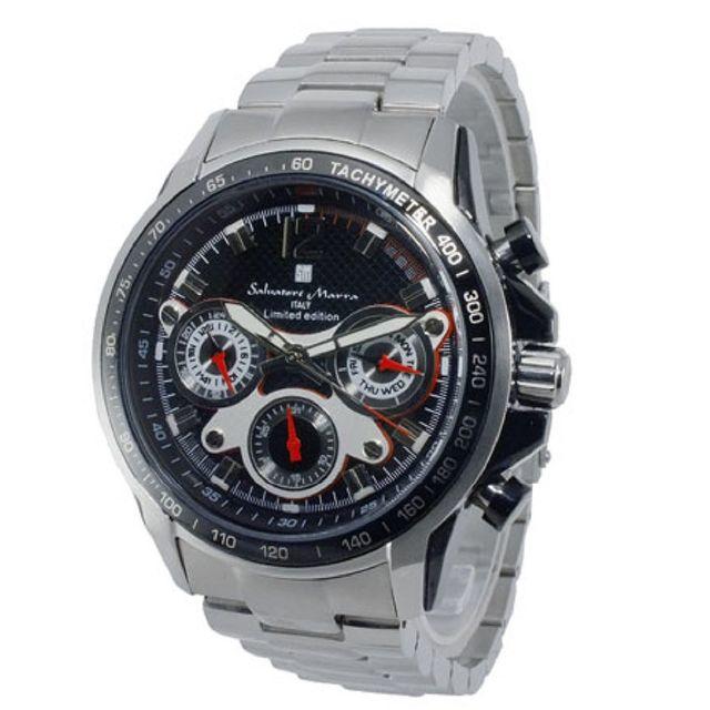 箱なし特価　サルバトーレ マーラ  メンズ 腕時計 SM3000-SSBKBK