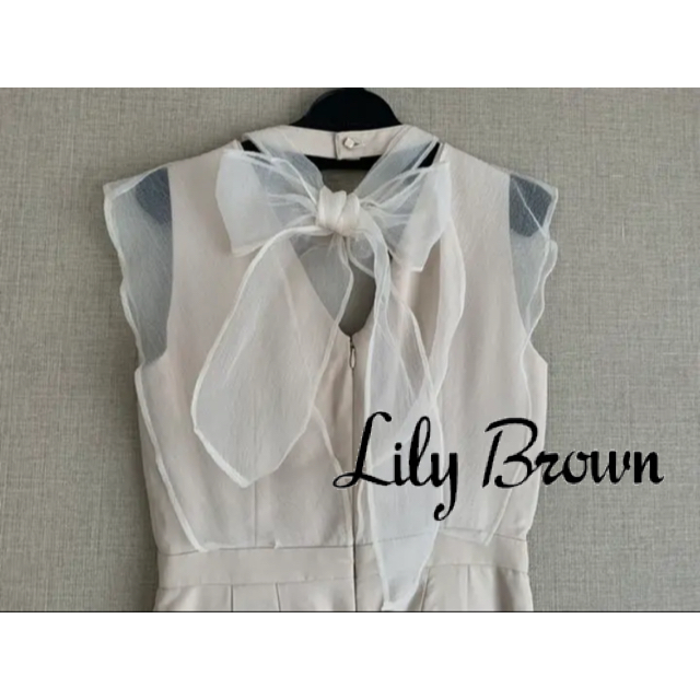 Lily Brown(リリーブラウン)のオーガンジーコンビネーション　リリーブラウン レディースのパンツ(オールインワン)の商品写真