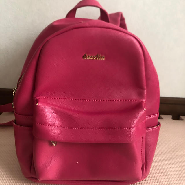 dazzlin(ダズリン)のmiti様専用　dazzlin☆ダズリン　リュック　ピンク　USED レディースのバッグ(リュック/バックパック)の商品写真