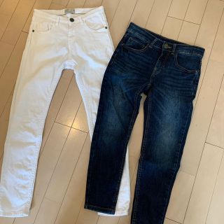 ザラキッズ(ZARA KIDS)の【りこ様専用】ZARA 128センチ　8 デニム　セット売り(パンツ/スパッツ)