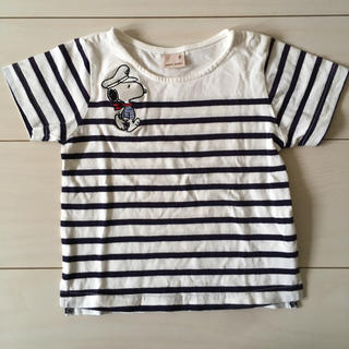 プティマイン(petit main)のTシャツ　プチマイン  スヌーピー　80(Ｔシャツ)