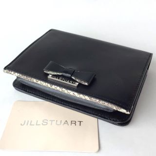 ジルスチュアート(JILLSTUART)のJILLSTUART 折り財布 ブラック 新品 がま口 財布 パイソン(財布)