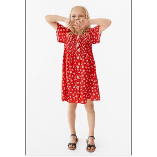 ザラキッズ(ZARA KIDS)のZARA キッズ 花柄ワンピース(ワンピース)