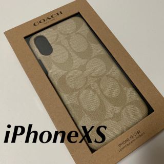 コーチ(COACH)のCOACH コーチ スマホケース シグネチャー XS X(iPhoneケース)