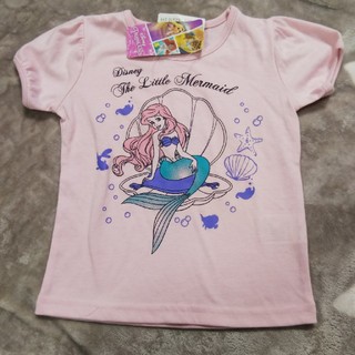 ディズニー(Disney)の★新品☆Disney 可愛い♪アリエルの半袖Tシャツ 95 ピンク ★(Tシャツ/カットソー)