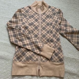 バーバリーブルーレーベル(BURBERRY BLUE LABEL)の《中古》Burberry 裏起毛ジップアップ　38(パーカー)