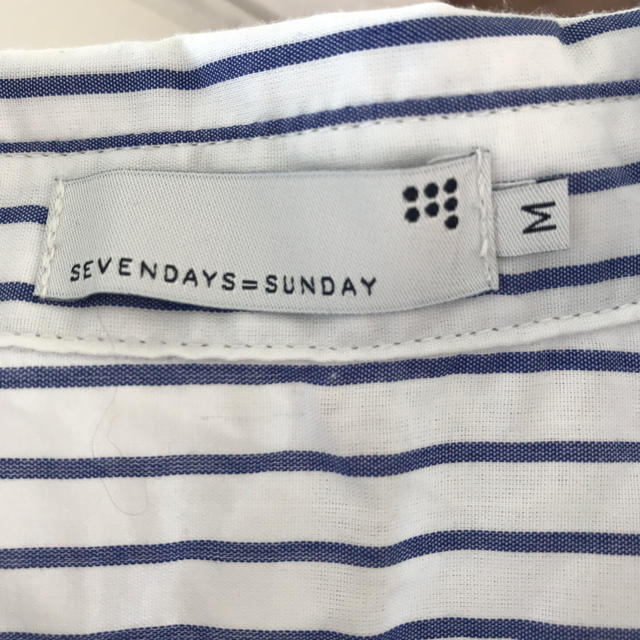 SEVENDAYS=SUNDAY(セブンデイズサンデイ)の美品シャツワンピース　セブンデイズサンデイ レディースのワンピース(ロングワンピース/マキシワンピース)の商品写真