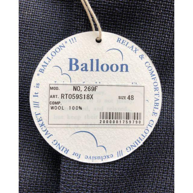 新品 RING JACKET 48 NEW BALLOON ジャケット ネイビー