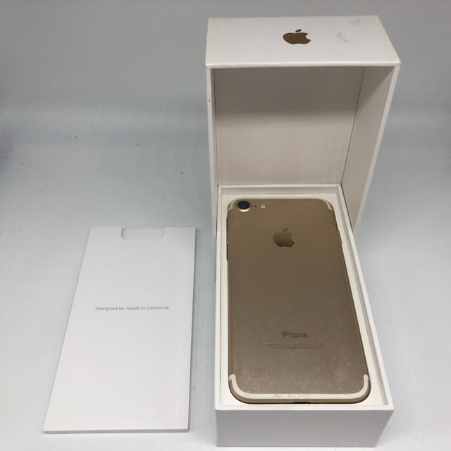 スマートフォン本体Softbank i phone 7 32GB Gold