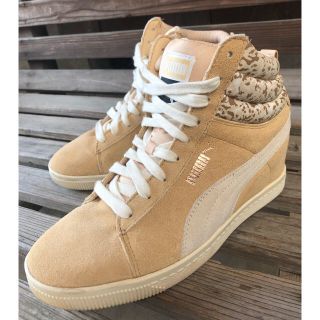 プーマ(PUMA)の美品☆ PUMA ハイカットスニーカー　プーマ　インヒール(スニーカー)