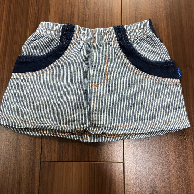 デニム風スカート 100 CodyCoby キッズ/ベビー/マタニティのキッズ服女の子用(90cm~)(スカート)の商品写真