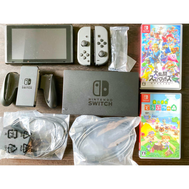 美品！】Nintendo Switch 任天堂スイッチ(箱付き)(ソフト付き) | www