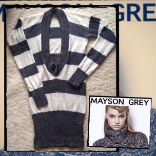 メイソングレイ(MAYSON GREY)のM.GREY ボーダーニット★送料込(ニット/セーター)