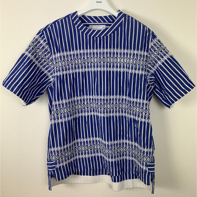 18ss sacai サカイ プルオーバー シャツ ストライプ - www.husnususlu.com