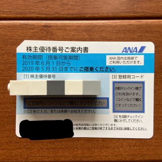 エーエヌエー(ゼンニッポンクウユ)(ANA(全日本空輸))のANA株主優待　1枚　2020/5/31まで(その他)