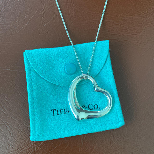 【箱付き極美品】Tiffany　ティファニー　オープンハート　XL ネックレス