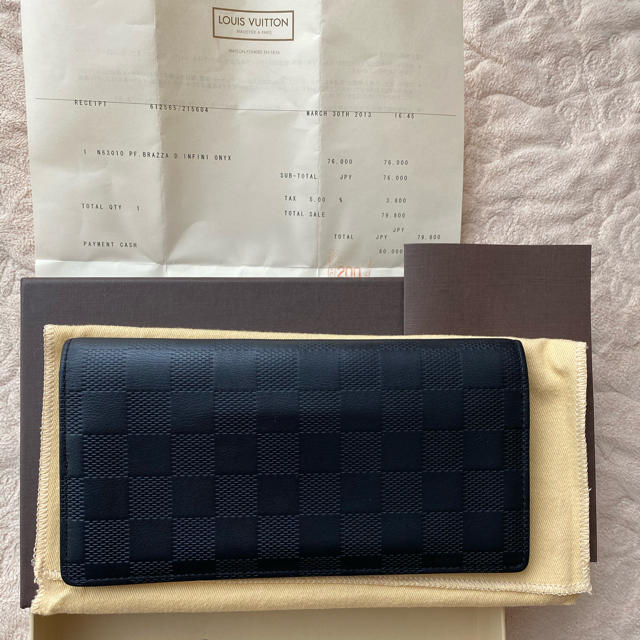 ファッション小物【正規品】LOUIS  VUITTON/長財布/ダミエ アンフィニ/PF