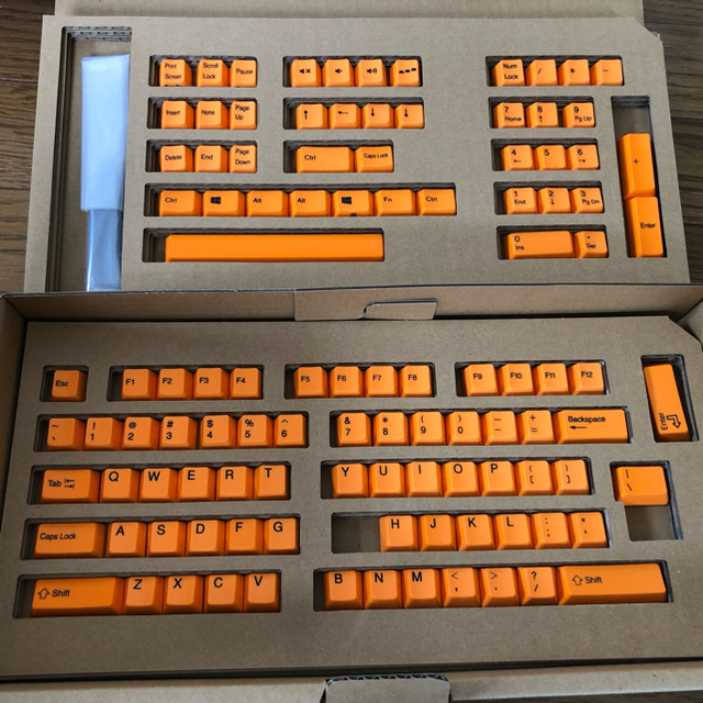 REALFORCE R2英語配列 交換用カラーキートップセット(橙) PC周辺機器
