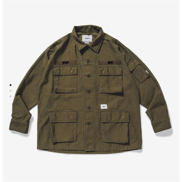 WTAPS JUNGLE LS 01 /SHIRT. COTTON. SATIN | garnatadrone.com