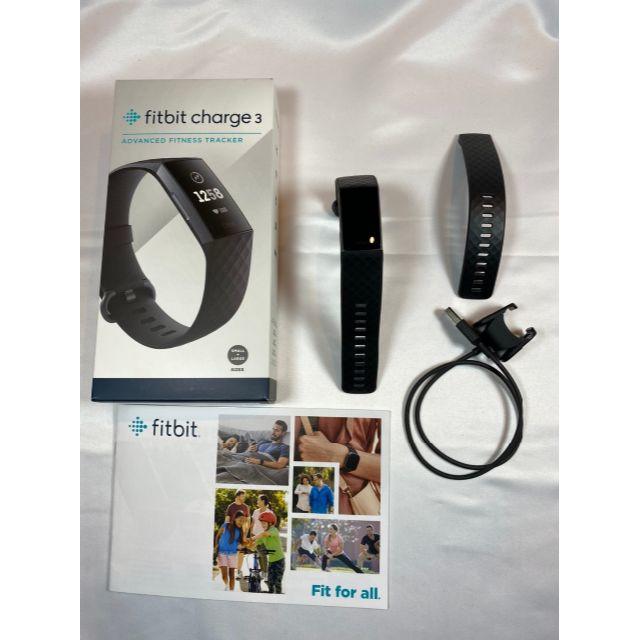 367 Fitbit Charge3  Black/Graphite