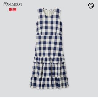 ユニクロ(UNIQLO)のユニクロ　新品　JW ANDERSON ティアードワンピース(ひざ丈ワンピース)