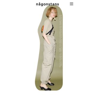 新品 nagonstans パンツ ENFOLD ナゴンスタンス ネイビー-