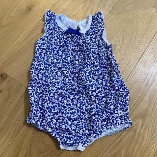 プチバトー(PETIT BATEAU)のann様専用　　プチバトー　ノースリーブ　ロンパース　67(ロンパース)