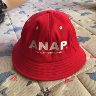 アナップ(ANAP)の最終値下げ　ANAP アナップ　帽子　バケットハット　レッド(ハット)