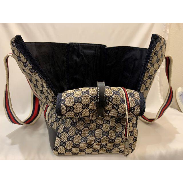 Mris様専用！GUCCI グッチ シェリー ペットキャリー ペット用バッグ その他のペット用品(犬)の商品写真