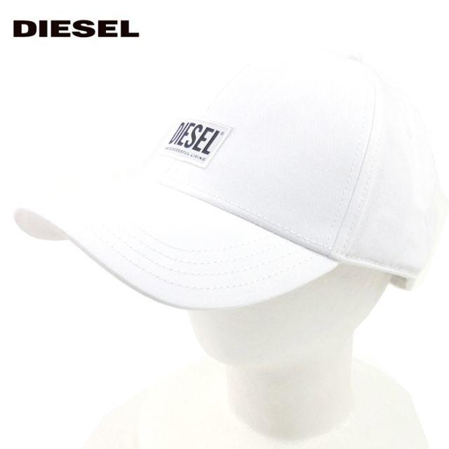 ディーゼル DIESEL キャップ 帽子 ハット 白 ホワイト メンズ ／新品