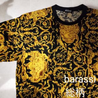 バラシ(Barassi)のbarassi 総柄Tシャツ　サイズ48（L）バラシ　派手(Tシャツ/カットソー(半袖/袖なし))