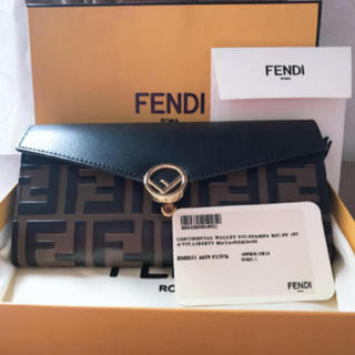 フェンディ(FENDI)のFENDl 🖤コンチネンタル　ブラック　長財布🤍美品(財布)