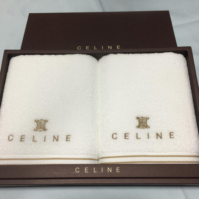 celine(セリーヌ)のセリーヌ フェイスタオルセット インテリア/住まい/日用品の日用品/生活雑貨/旅行(タオル/バス用品)の商品写真