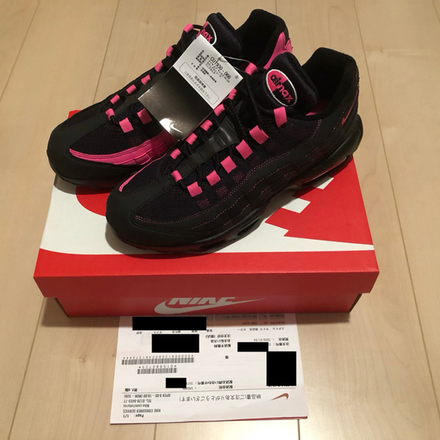 NIKE(ナイキ)のMAX 95 OG [BLACK / PINK BLAST-PINK 限定 メンズの靴/シューズ(スニーカー)の商品写真