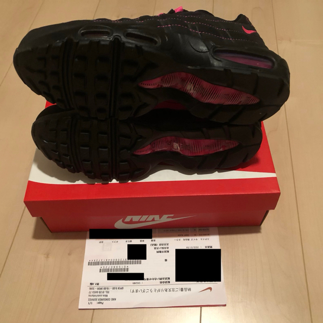 NIKE(ナイキ)のMAX 95 OG [BLACK / PINK BLAST-PINK 限定 メンズの靴/シューズ(スニーカー)の商品写真